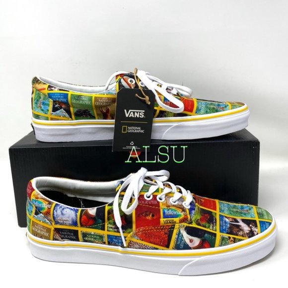 VANS National Geographic Collaboration Women's Era Red Nat Size 6.5 VN0A4U39WJZ - Picture 5 of 11